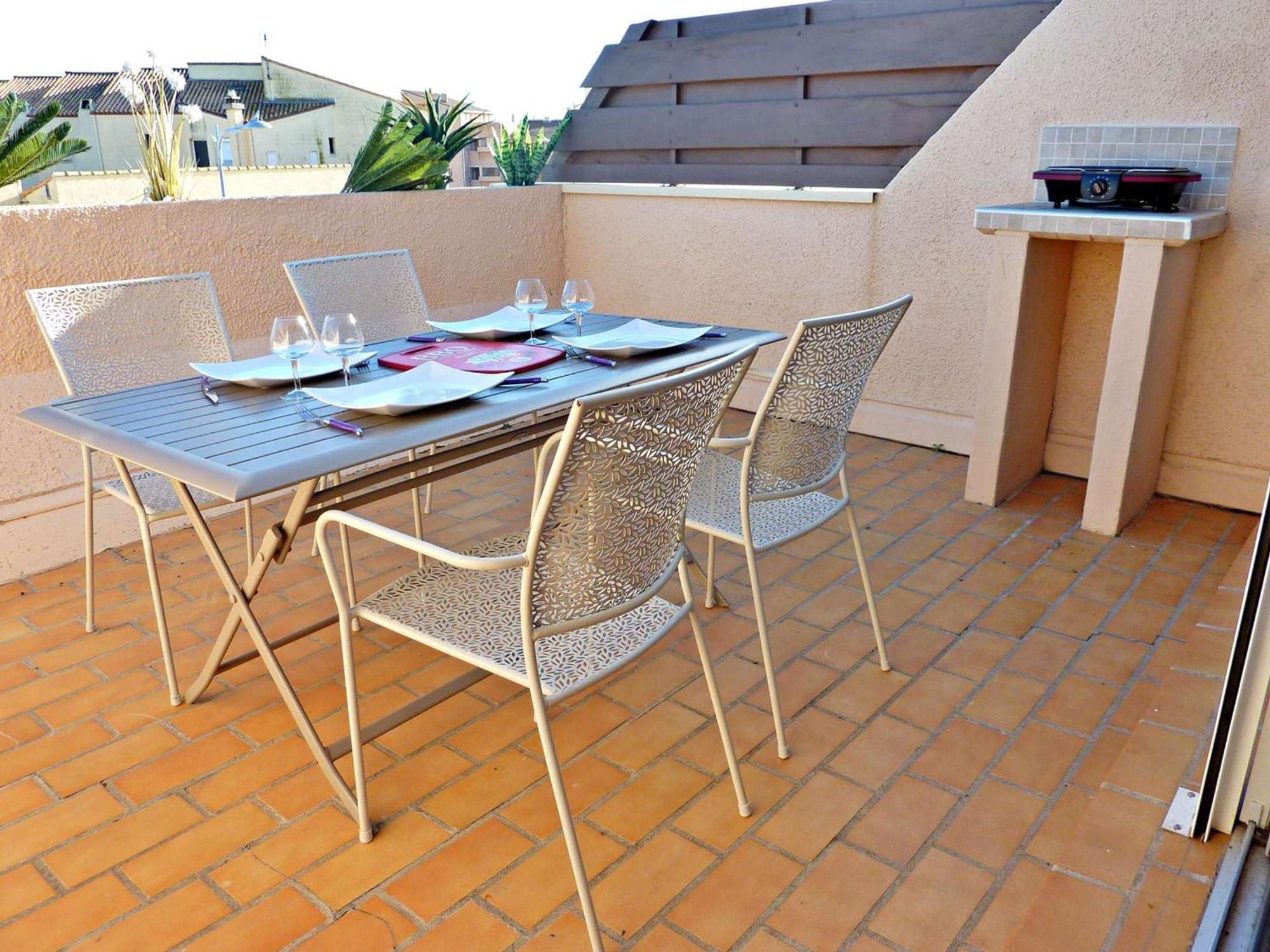 Апартаменты Duplex Renove Avec Clim, Terrasse Et Parking A Marseillan - Fr-1-387-162 Экстерьер фото